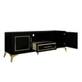 thumbnail image 6 of Castle Place Glam 55" TV Stand Console for TVs up to 65", Black, 6 of 8