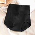 thumbnail image 2 of Sngxgn Women's Underwear High Waisted Cotton Briefs Stretch Panties Soft Full Coverage Underpants(Black,One Size), 2 of 4