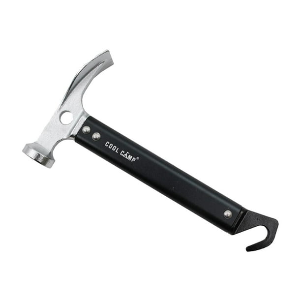 Martillo extractor de estacas multifuncional para carpas, ligero, de aleación de aluminio. Mini sin correa