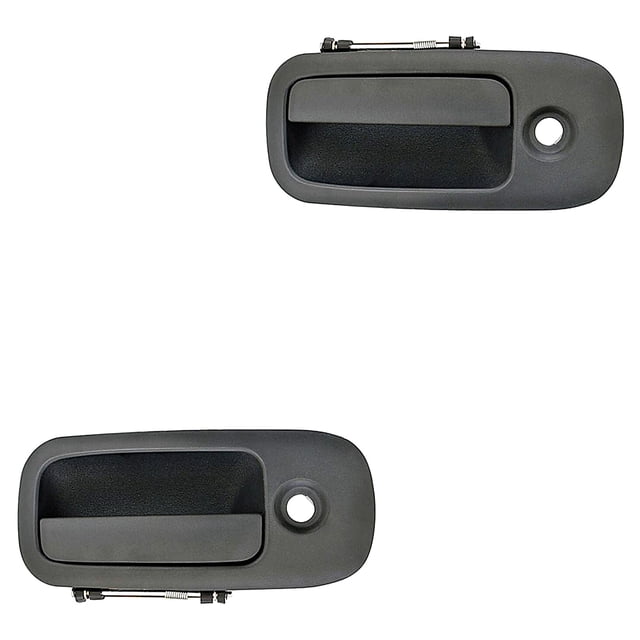Manijas de Puertas Exteriores HUSHAN Savana 4500 2010 A 2018 GMC Del C/Hoyo P/Llave Negro 2 Piezas