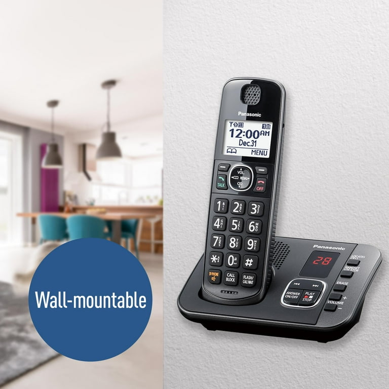 Panasonic KX-TG3833M 3-Handset Expandable Wireless Home Phone