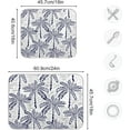 thumbnail image 3 of Palm Trees Dish Drying Mat for Kitchen Counter, Ultra Absorbent Reversible Microfiber Dishes Drying Rack Pad Heat-resistant Mats 18x24in, 3 of 7