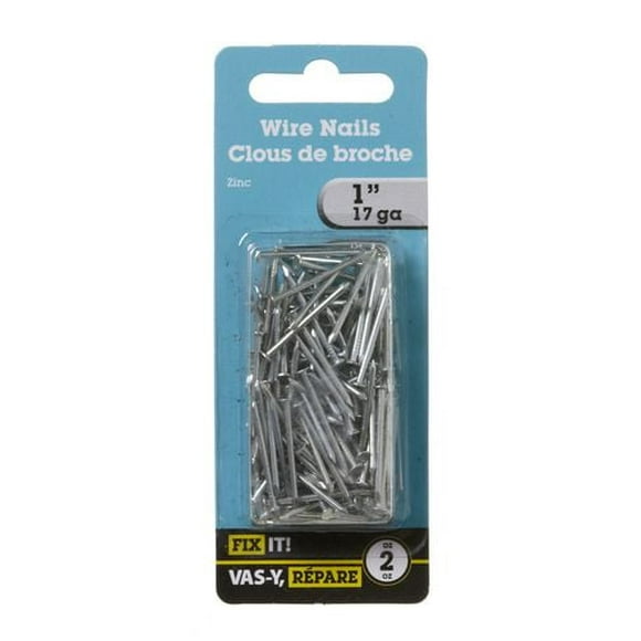 Clous de broche 1 po cal17 2 once Pour l'artisanat et les petites applications.
