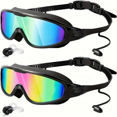Swim Goggles and Swim Cap, Anti Fog UV Protection Swimming Goggle No ...