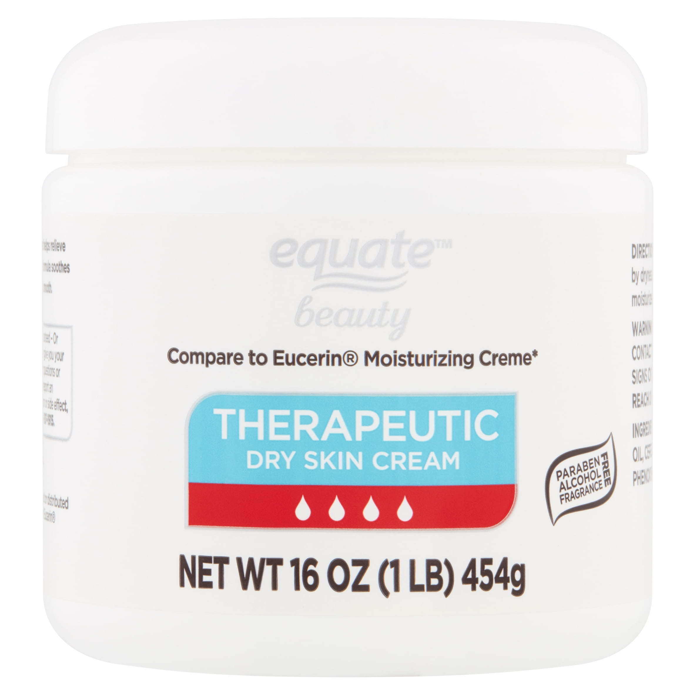 Equate Beauty Therapeutic Dry Skin Cream, 16 Oz.