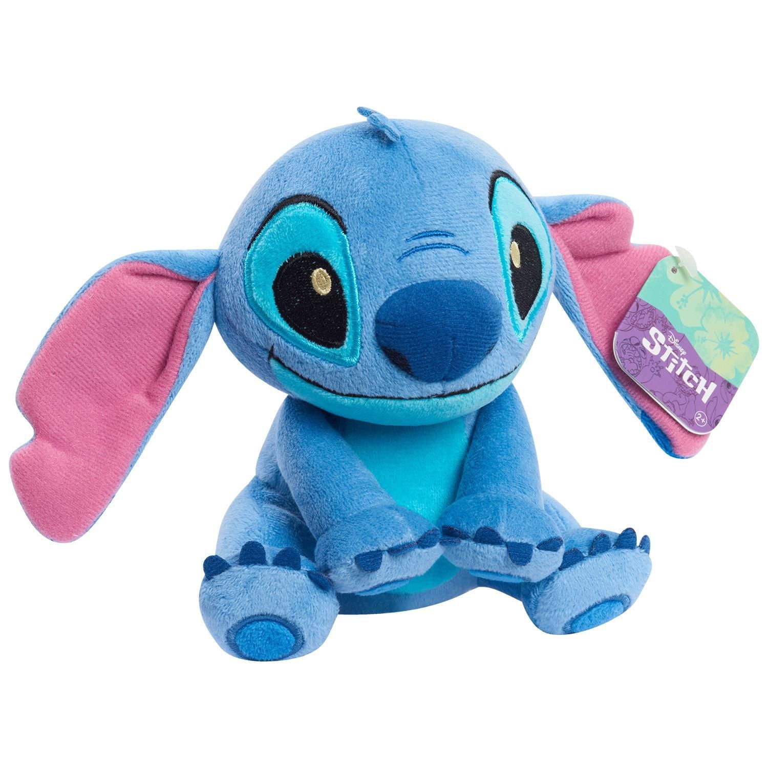 Peluche à Grains Disney Lilo et Stitch de 19 cm (7,5 pouces), Stitch à Oreilles Pendantes