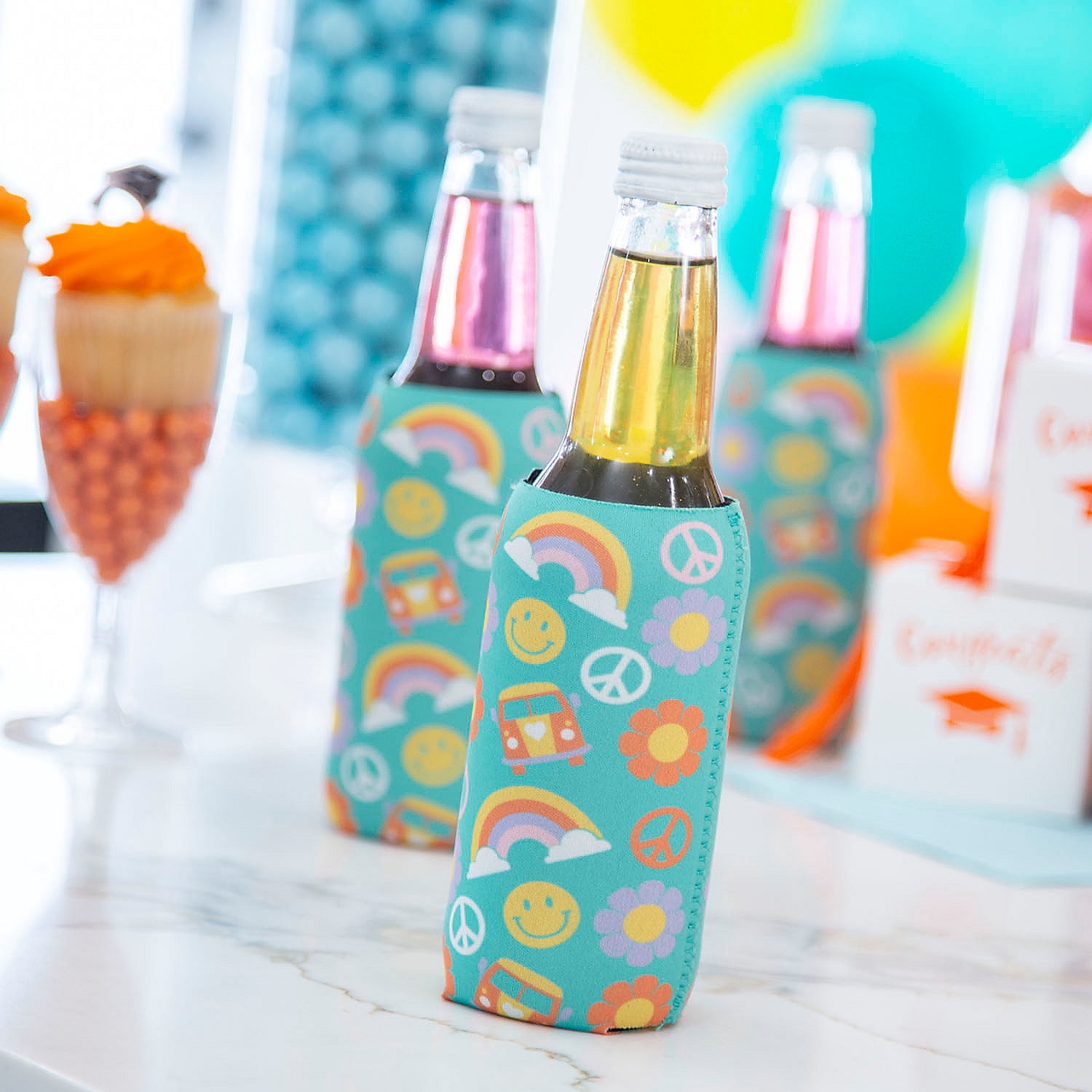 Fun Express Groovy Can Cooler Kit for 24