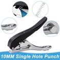 thumbnail image 4 of Single Hole Punch 3/8 Inch Adjustable Hole Puncher Edge Banding Punching Pliers PVC Hole Pliers Edge Puncher Plier for DIY Craft Projects Edge Banding(10mm) Gray, 4 of 6