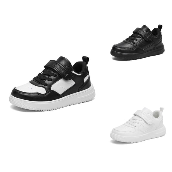 SGMVNU Children's Trainers Sports Shoes for Boys Indoor Shoes Casual Outdoor Running Shoes White1 Size 32