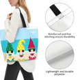 thumbnail image 3 of Disketp Gnomes On The Beach Bolsa Tote Estampada para Mujer, Bolso de Hombro y de Mano para Compras y Viajes, 3 of 8