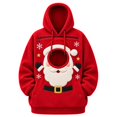 thumbnail image 2 of Goodw7 Women Oversized Pet Pouch Sweatshirt, Christmas Dog Cat Carrier Hoodie with Kangaroo Pocket, Cozy Pullover for Outdoor Walks and Lounging, 2 of 9
