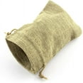 thumbnail image 2 of 10pc 10 Pcs 7.08" Long Burlap Packing Pouches with Drawstring Design Linen Burlap Pouches Gift Bags Small Candy Pouch Gunny Sack Bags for Christmas Party Wedding Favors Jewelry Bags Dark Khaki, 2 of 3