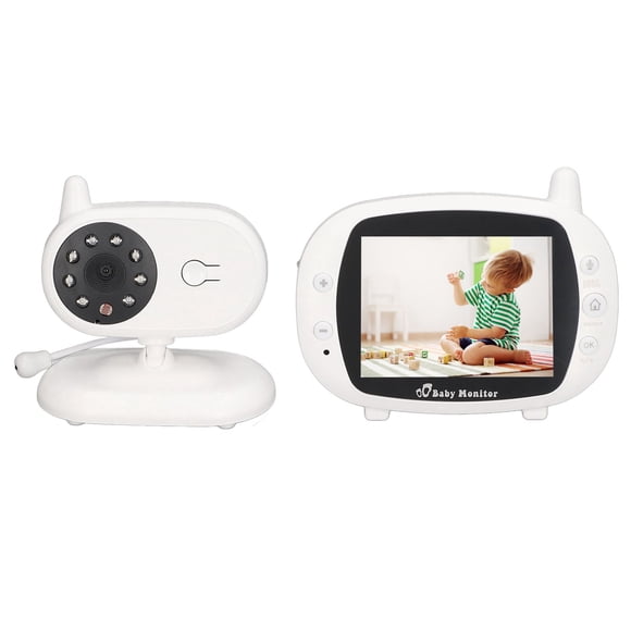 Monitor de bebé inalámbrico, monitor de video inalámbrico para bebés de 3,5 pulgadas, monitor de bebé con cámara, tecnología de vanguardia