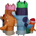 thumbnail image 4 of Escena inflable de Bluey y su familia Gemmy de 187 cm de alto con luces, 4 of 6