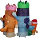 thumbnail image 4 of Escena inflable de Bluey y su familia Gemmy de 187 cm de alto con luces, 4 of 6