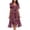#0263-Purple, variant on Womens Summer Dot Maxi Dresses Wrap V Neck Flutter Short Sleeve Boho Casual Flowy Long Wedding Guest Dress