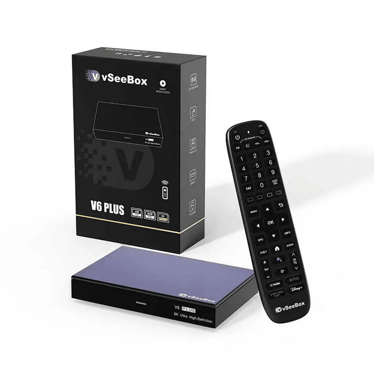 2025 New Box vSeeBox V6 PLUS 4GB+32GB 8K HD - Walmart.com