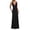 Black, variant on Tqcoqu Women's Satin Deep V Neck Dresses,Sleeveless Empire Waist Maxi Evening Dress Bridesmaid Gown,Black Women's S-XXL