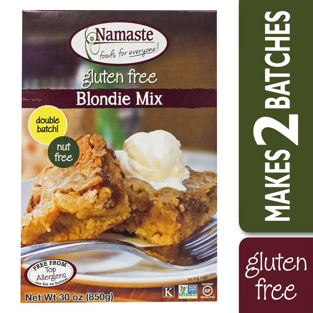Namaste Foods Gluten Free Blondie Brownie Mix, 30 oz Box