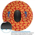thumbnail image 4 of Disketp A Big Hot Dog Small Mouse Pad 7.9x7.9 Inches,Washable Round Mousepad for Office Laptop Computer,Non-Slip Rubber Base Mouse Pads for Wireless Mouse, 4 of 8