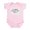 Petal Pink, variant on CafePress - Happy Mother's Day Infant Bodysuit - Baby Light Bodysuit, Size Newborn - 24 Months