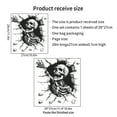 thumbnail image 3 of ZSBCMY Halloween Skull Wall Stickers, Horror Art Wall Decals, Removable PVC Peel And Stick for Party Decorations, Eye-catching Wall Decor for Living Room and More, 3 of 6
