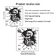 thumbnail image 3 of ShinYu Halloween Skull Wall Stickers Horror Art Wall Decals Removable Pvc Peel And Stick For Halloween Party Toilets Door Living Room Bedroom Kitchen Decorations, 3 of 6