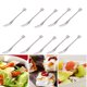 thumbnail image 2 of Tenedores De Postre De Acero Inoxidable, Tenedores De Frutas Para Pasteles, Accesorios De Cocina, Fiesta De Boda 10 Uds. matsuzay HA036868-00, 2 of 6