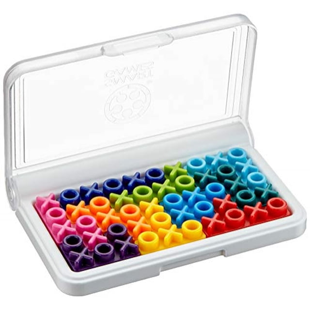 SmartGames IQ XOXO juego de viajes para niños y adultos juego mental de desarrollo