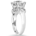 thumbnail image 2 of Silvago Jewel Stunning 2.3 Ct Lab Created Diamond Engagement Ring - Round Cut in 14K White Gold Plated - Perfect Prong Setting - Ideal for Proposals, Weddings, and Gift, 2 of 3