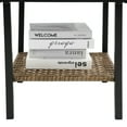 thumbnail image 6 of Olurrisa 3 Pieces Patio Conversation Set, Outdoor Rocking Chair, Wicker Bistro Set, Outdoor Furniture with Porch Chairs and Coffee Table for Deck Garden Poolside, 6 of 11