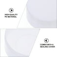 thumbnail image 4 of IFANLANDOR 30Set Hand Cream Empty Container White PE Travel Lotion Dispenser for Men, 4 of 8