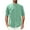 Mint Green#1, variant on YOIAVAIOY Men's Cotton Linen Shirts Long Sleeve Button Down Shirt Lightweight Band Beach Shirts Hot Pink M
