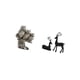 thumbnail image 5 of Figuras de búho,Figuras de búho,animales artificiales,artesanías,decoración del hogar,Estatua de reno,Estatua de reno negro,decoración del hogar,arte y artesanía,Figura de ciervo de, 5 of 8