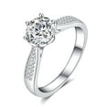 thumbnail image 2 of Fiudx Anillo de Gatito, Delicado Diseño de Mascota En Plata 925, Circonitas Engastadas a Mano, Elegante Pieza Apilable, Regalo de Compromiso para Bodas, Ocasiones Especiales, Accesorio de Moda Atempo, 2 of 6