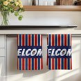 thumbnail image 7 of 4th of July Kitchen Towels Set of 4, Independence Day Star Red Blue Striped Absorbent Dish Towels for Kitchen, Microfiber Hand Towel, Quick Drying Tea Towel for Cleaning Decorative Dishcloths, 7 of 7