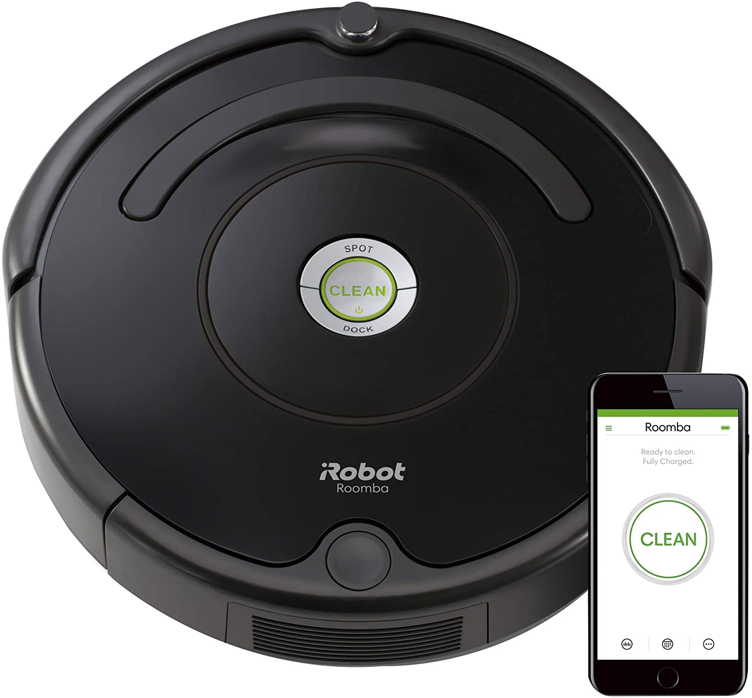 iRobot Roomba 675 Robot Vacuum-Wi-Fi Connectivity, Works with Alexa, Good for Pet Hair, Carpets, Hard Floors, Self-Charging - image 4 of 9