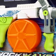 Lanard: Water Blaster - Shockwave - Green-White-Orange, Pump Action Extreme Drencher Toy, Sprays Water Up To 27ft, 23.6oz Tank, Outdoor Play, Kids 4+