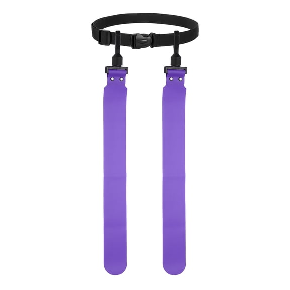 Uxcell Flag Football, Adjustable Flag Football Belts with 1 Belt and 2 Flags Easy Tear Away Purple - Fitting For(Youth/Adults Players Training Equipment/Competition)