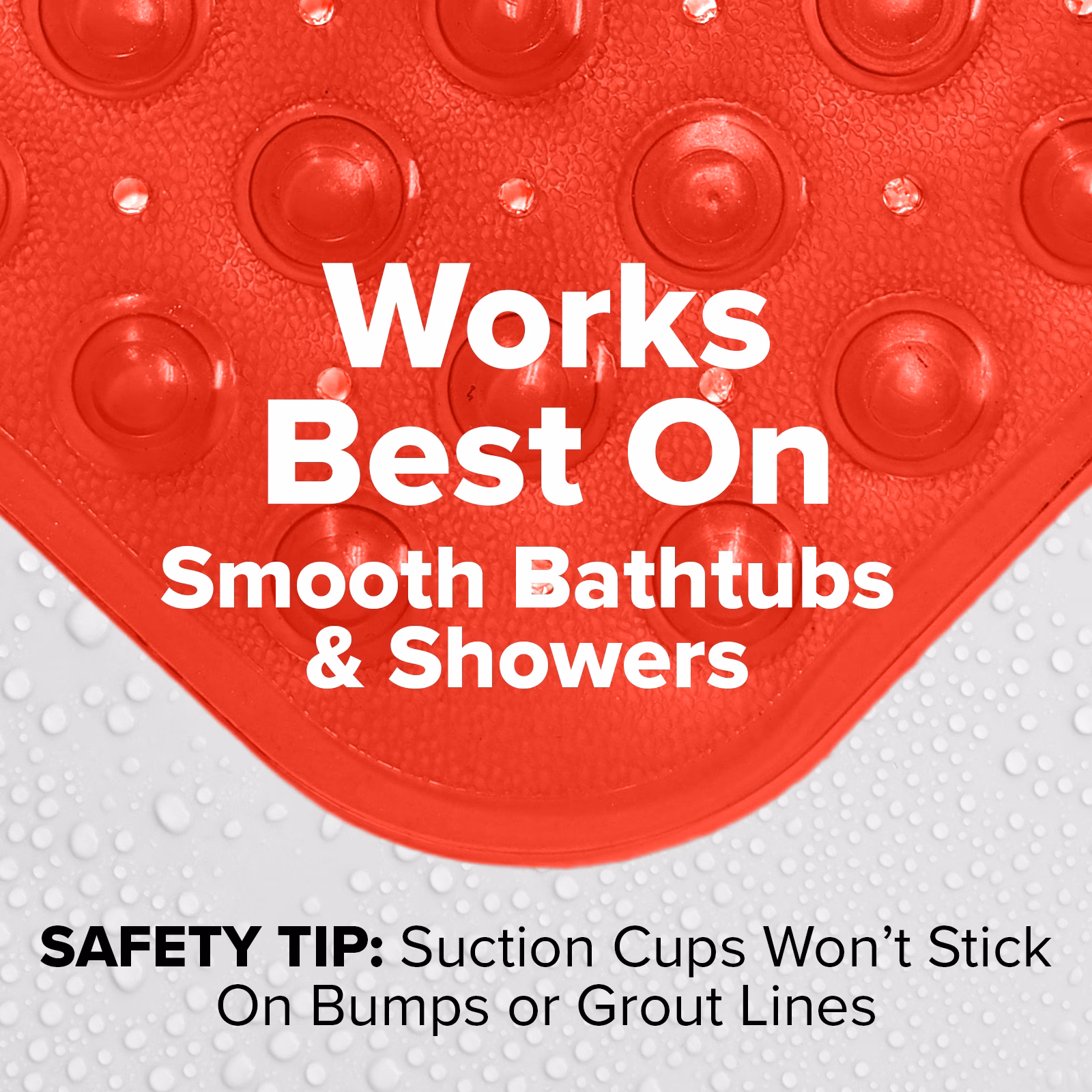 thumbnail image 4 of SlipX Solutions Bathtub Mat Non Slip 39 x 16, Extra Long Bathroom Shower Mat, Suction Cups, 4 of 8