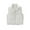 White, variant on QUNYINEY Brown Puffer Vest for Women Zip Up Fall Short Gilet Stand Collar Sleeveless Loose Fit with Pockets Women Jacket