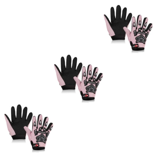 Thinsony Breathable And Anti-slip Winter Gloves For Motorcyclists Stay Comfortable And In Control All Winter pink 3Set