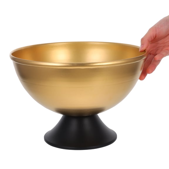 Homoyoyo Metal Vase Flower Pedestal Vase Elegant Design Golden 1Pack Wedding Centerpieces