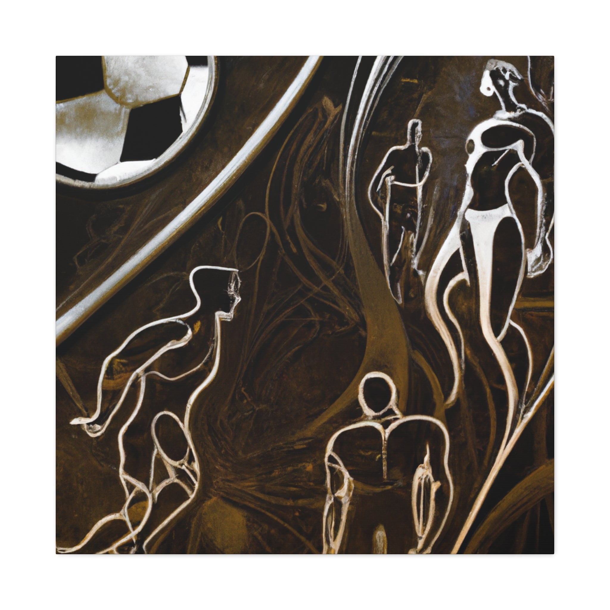 "Football in the Air" - Canvas