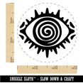 thumbnail image 2 of Hypnotic Eye Swirl Pattern Trance Illusion Perception Rubber Stamp for Scrapbooking Crafting Stamping - Small 3/4 Inch, 2 of 7
