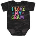 thumbnail image 3 of Inktastic I Love My Gram for Grandkids Girls Baby Bodysuit, 3 of 5
