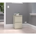 thumbnail image 2 of Hirsh 23-in Deep Mobile Pedestal File 2-Drawer File/File. Full Width Pull. Beige, 2 of 7