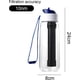thumbnail image 3 of Botella de agua filtrada de 750 ml, sin A, filtro purificr transparente Tritan con filtro para acampar y viajes, 3 of 3