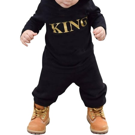 

LAPAKIDS Newborn Baby Boy Long Sleeve Hooded Romper Jumpsuit Bodysuit Outfits Clothes 0-3 Months