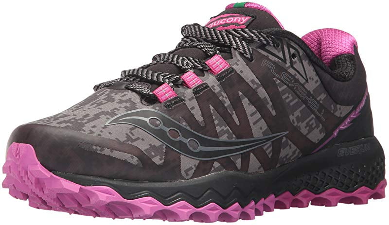 black and pink saucony shoes
